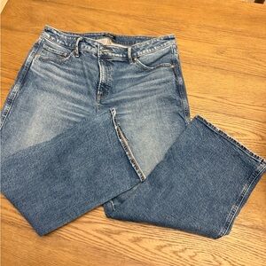 Express medium Blue mid rise 90’s Ankle Boot Jeans